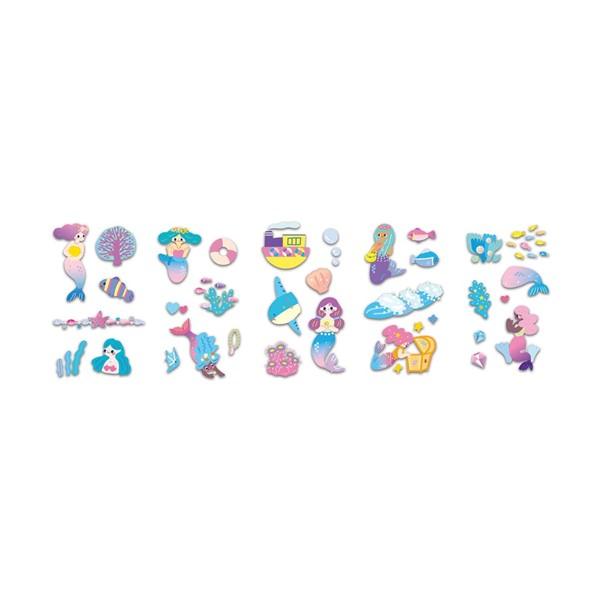 Avenir Mermaid Nail Sticker and Tattoos Makeup Art and craft for kids Best Seller Fairy Unicorn and Castle Theme 3yrs+