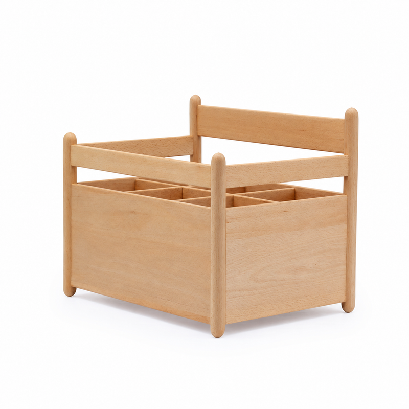 Wooden Rug Holder for Classroom and Playroom Storage