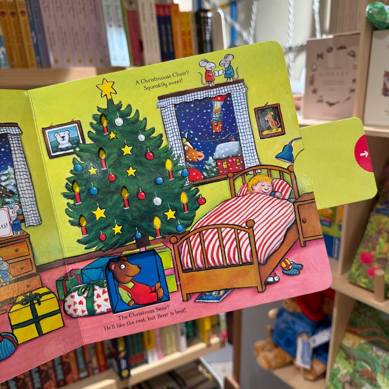 The Christmas Bear (A Push, Pull and Slide Board Book) by Ian Whybrow, Axel Scheffler Kids Picture Book Christmas Range