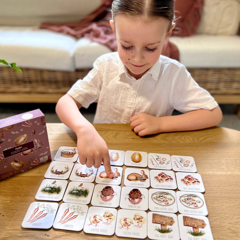 Modern Monty Easter Memory Card Games for kids Early Literacy Phonics 3yrs+