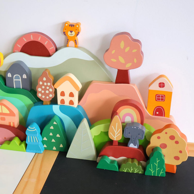 Qtoys Nature Wonder Play Set 32pcs Pretend & Imaginative Open-Ended Play 3yrs+