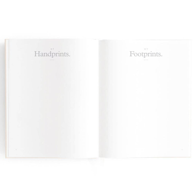 Fox & Fallow Baby Book Buttermilk Baby Journal Keepsake Memory Book (Hardcover)