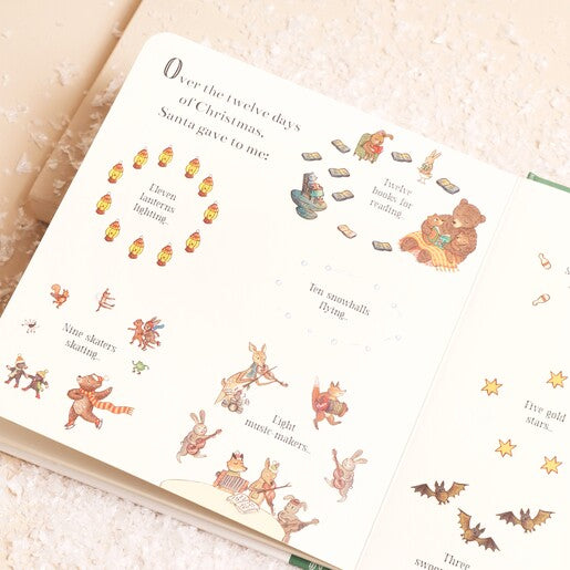 The Twelve Days of Christmas (Board Book) by Rachel Piercey Kids Picture Book Christmas Range