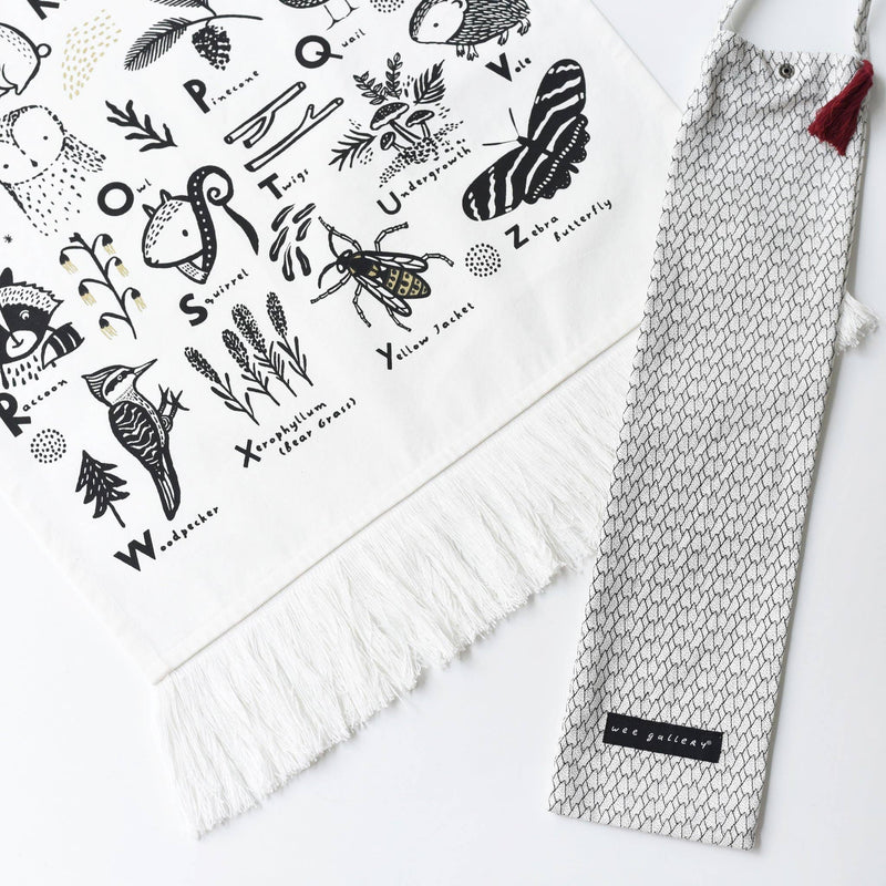 Wee Gallery Woodland Alphabet Printed Tapestry Baby Toys Baby Gifts Idea for 0m+