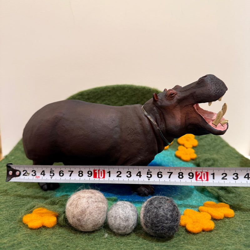 Hippopotamus Figurine by Safari Ltd Extra Large Safari Collection Animal Figurines 3yrs+