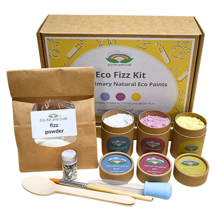 Eco Art and Craft Eco Fizz and Paint Kit Sensory Play Potions Painting and Science Experiments 3yrs+