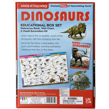 Discover Dinosaur Educational Box Set by World of Discovery 6yrs+
