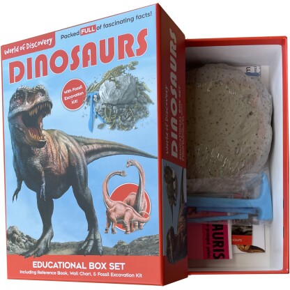 Discover Dinosaur Educational Box Set by World of Discovery Dinosaur toy Early Science STEM Toys Dinosaur and Dragon Theme 6yrs+