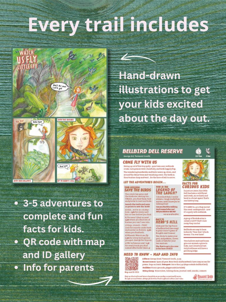 Melbourne's East Adventure Guide Hilltop Exploring 5 Mystery Family Adventures Trails & 15 Outdoor Activities by Gumnut Trails Outdoor Travel Toys 2yrs+