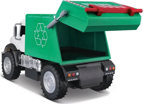 Maisto Tech RC Mack Granite Garbage Recycle Truck Remote Control Toy Car Gifting Idea for 5yrs+