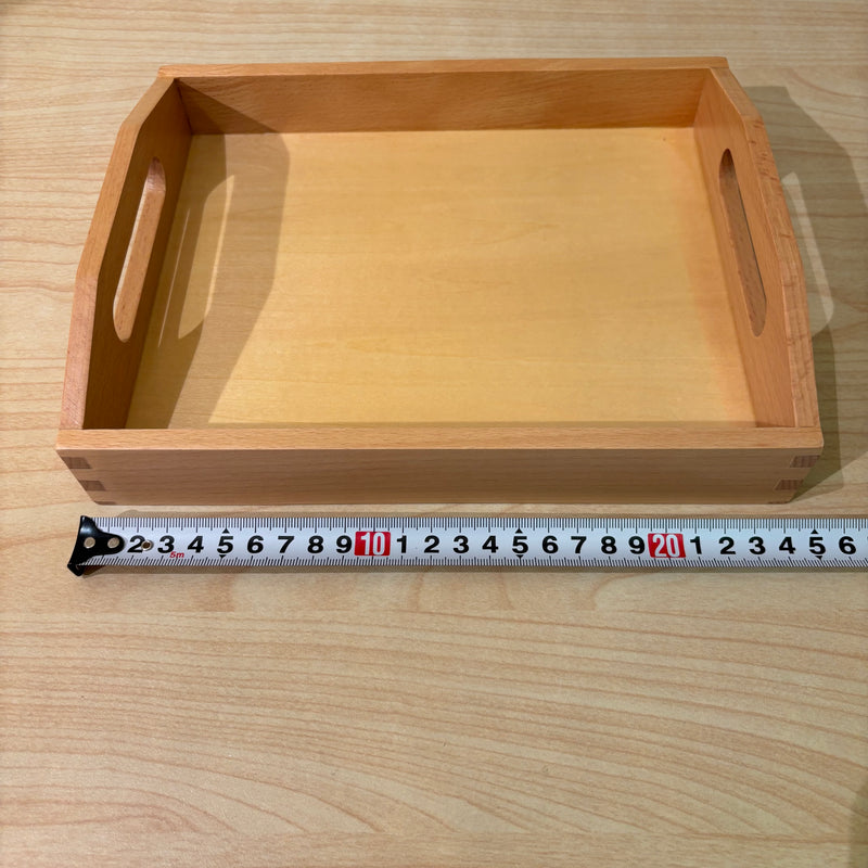 Montessori Trays with Handle Set of 3 Practical Life Materials