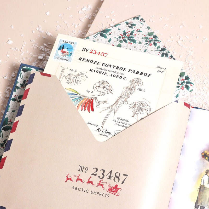 Letters From The North Pole (Hardcover) By Annie Atkins: Five Letters from Santa to Pull Out and Read Christmas Picture Book Christmas Range