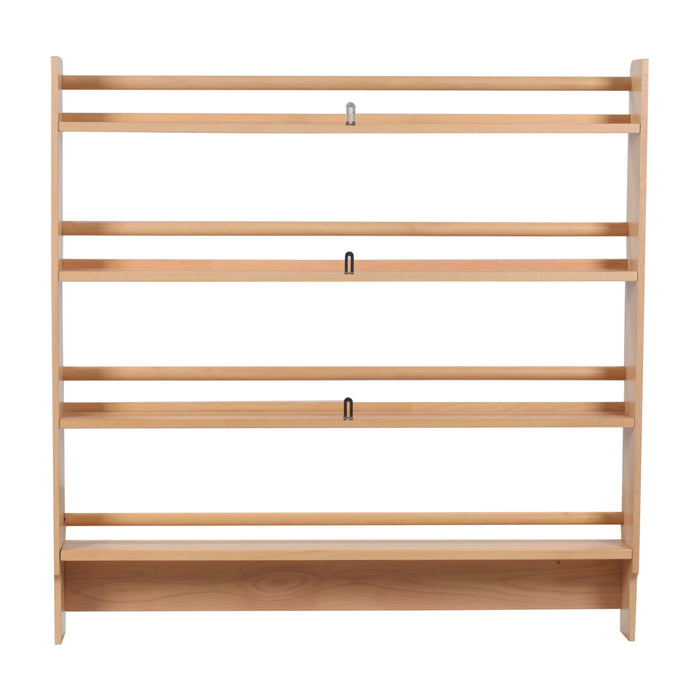 Montessori Beechwood Front Facing Shelf 15(D) x 120(L) x 120(H)cm