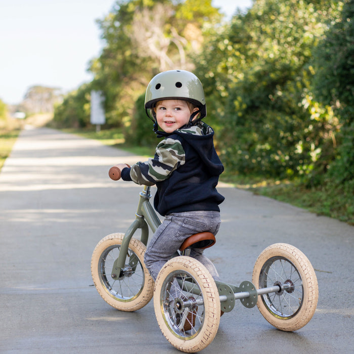 CoConuts Kids Helmet Vintage Green Small 48-53 cms