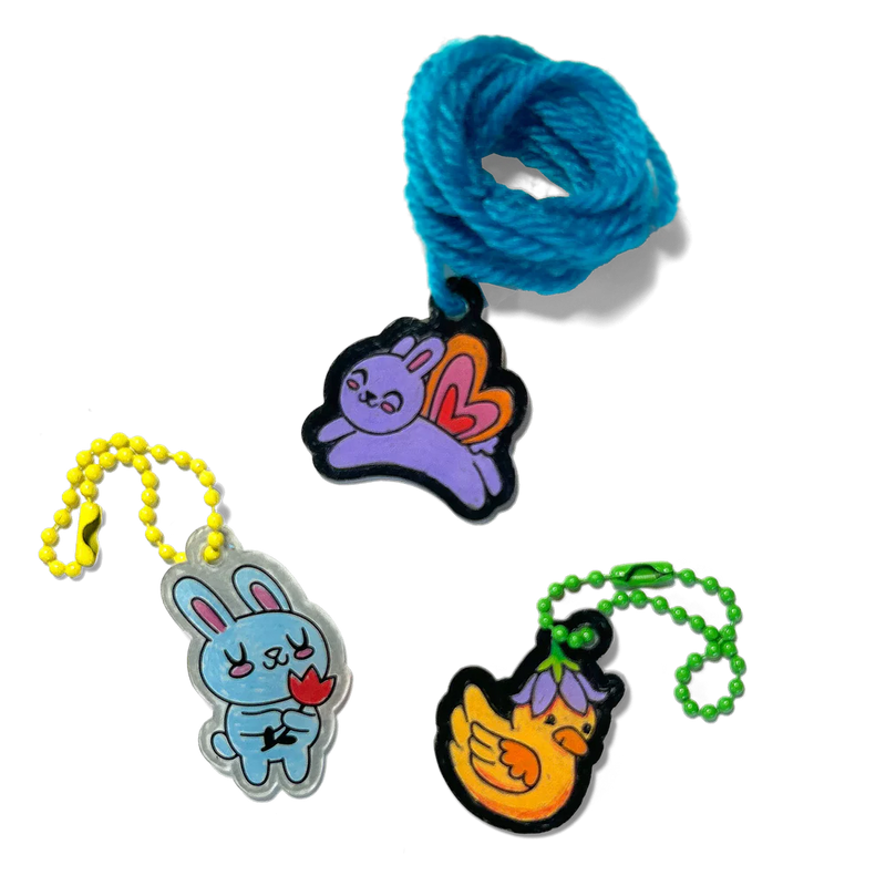 Ooly Shrink-Its Garden Pals DIY Shrink Art Kit Art and Craft for Kids Gift Idea for 6yrs+
