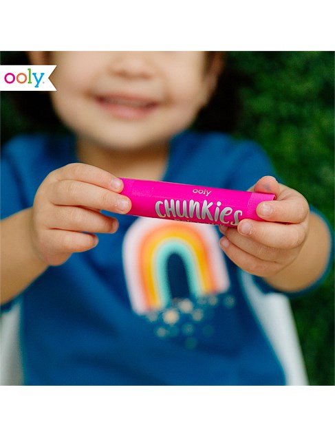 Ooly 12 Chunkies Paint Sticks Stationary Art and craft for kids 3yrs+