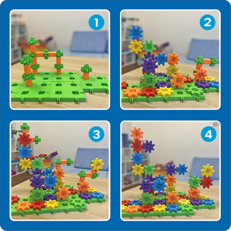 Gears! Gears! Gears! 100pcs Deluxe Building Set By Learning Resources STEM Toys Gifting Creativity Toy Idea for 3yrs+