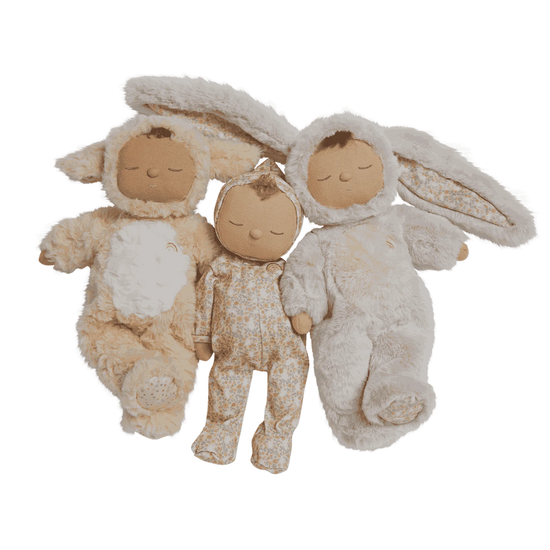 Olli Ella Lamby Picket Cozy Dinkum Cream Baby Toddler Plush Toys Baby Gifts Idea Baby Toys Clearance 0m+