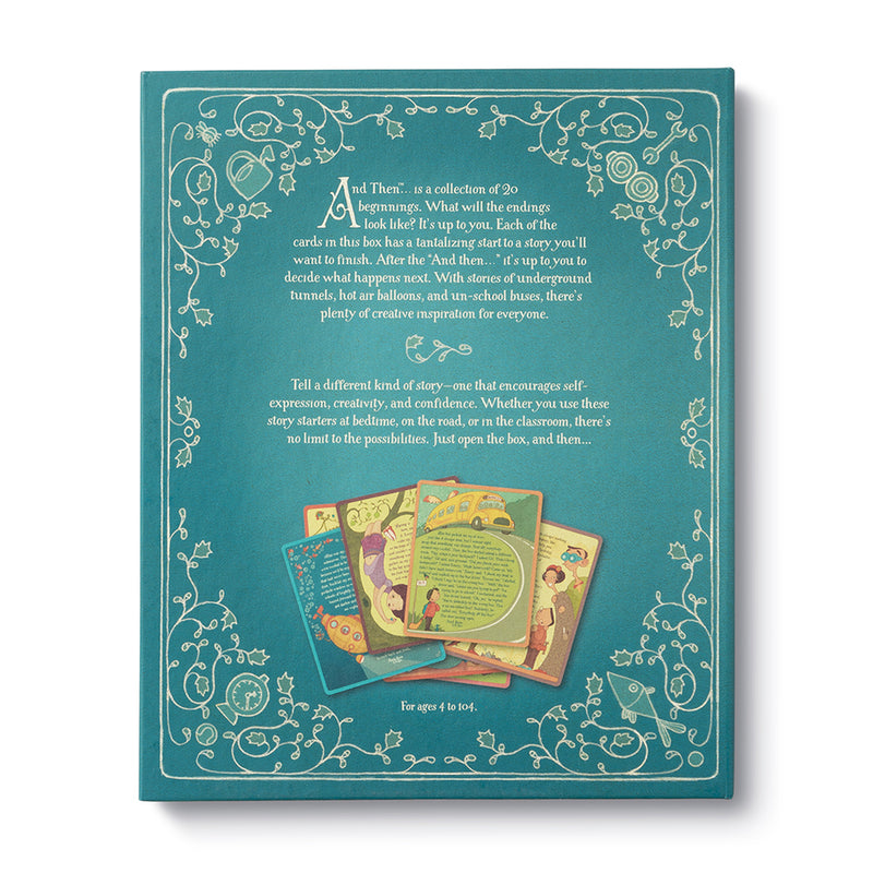 And Then... Story Starter Cards 20 Imaginative Beginnings by M.H Clark Kids Book