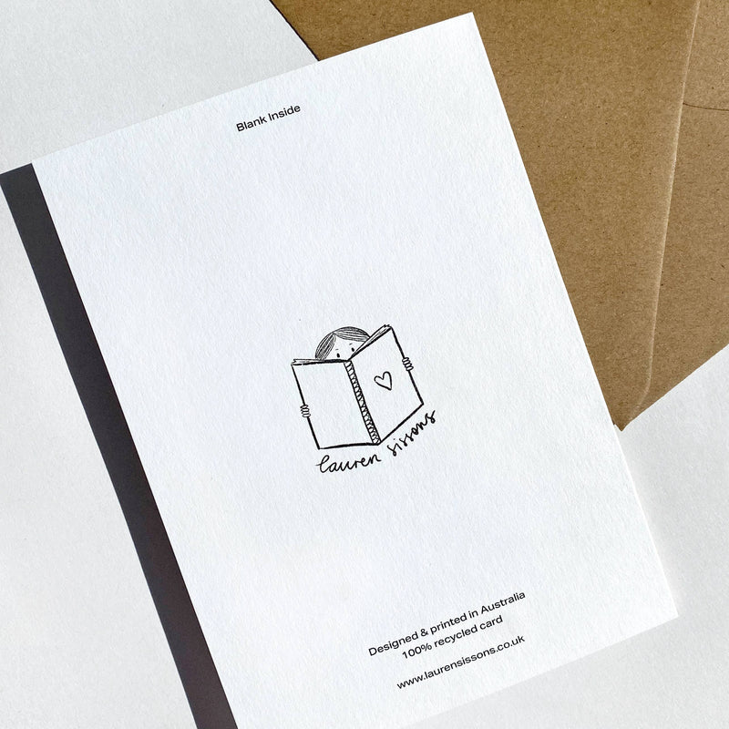 Happy Mother's Day Ladybird Flower Card by Lauren Sissons Studi Mother's Day Card