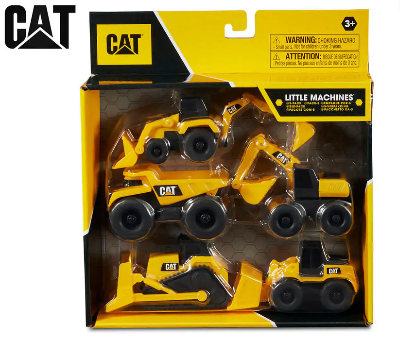 Cat® Little Machines 5 Pack 3" 3yrs+