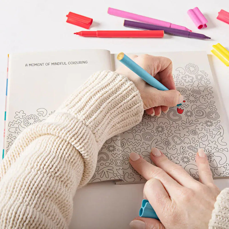 Kids Creativity Journal by Journey Of Something About Drawing, Palettes, Imagination and Wellbeing Stationary Social-Emotional Travel Toys Gifting Idea for 7yrs+