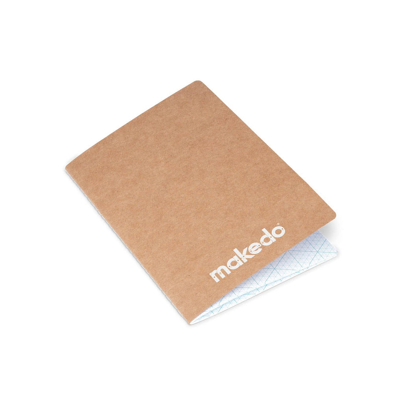 Makedo Design Journal Dual Grid 2D and 3D Art and Craft for Kids 5yrs+