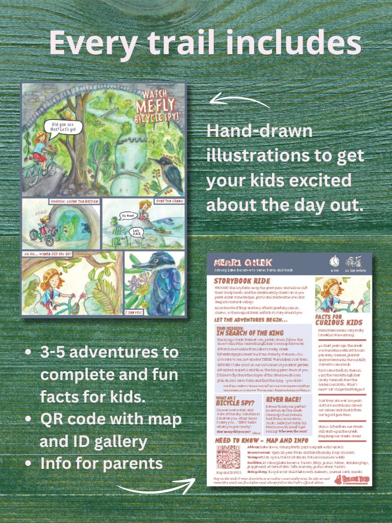 Melbourne's North Adventure Guide River Exploring 5 Mystery Family Adventures Trails & 15 Outdoor Activities by Gumnut Trails Outdoor Travel Toys 2yrs+
