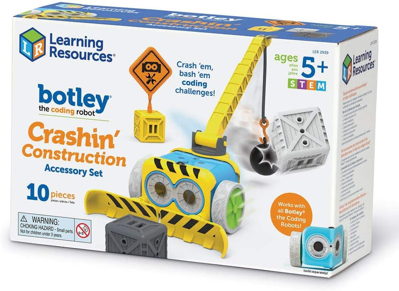 Botley® Crashin' Construction Accessory Set (Botley Not Included) - 10 Pieces, Kids Coding Toys for 5yrs+