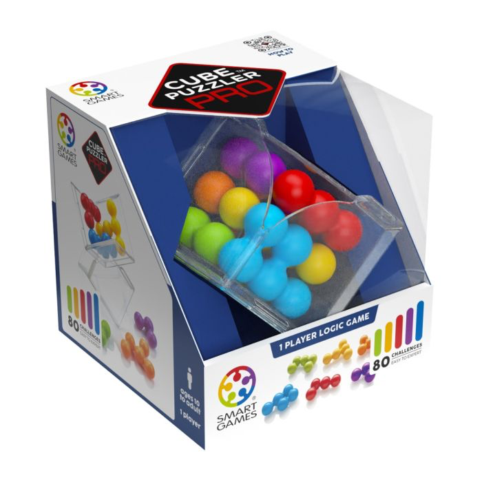 Smart Games Cube Puzzler Pro Fidget Travel Toys Early Math STEM Toys Gift Idea for 10yrs+
