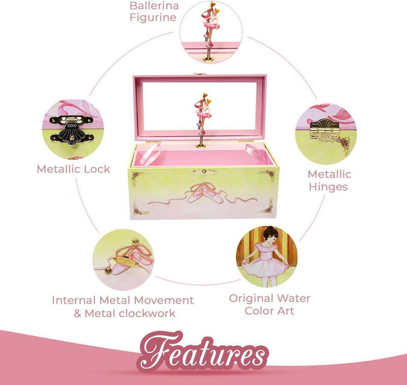 Enchantmints Music Box Ballet Shoes Best Seller Gifting Idea for 3yrs+ (DISCONTINUED)