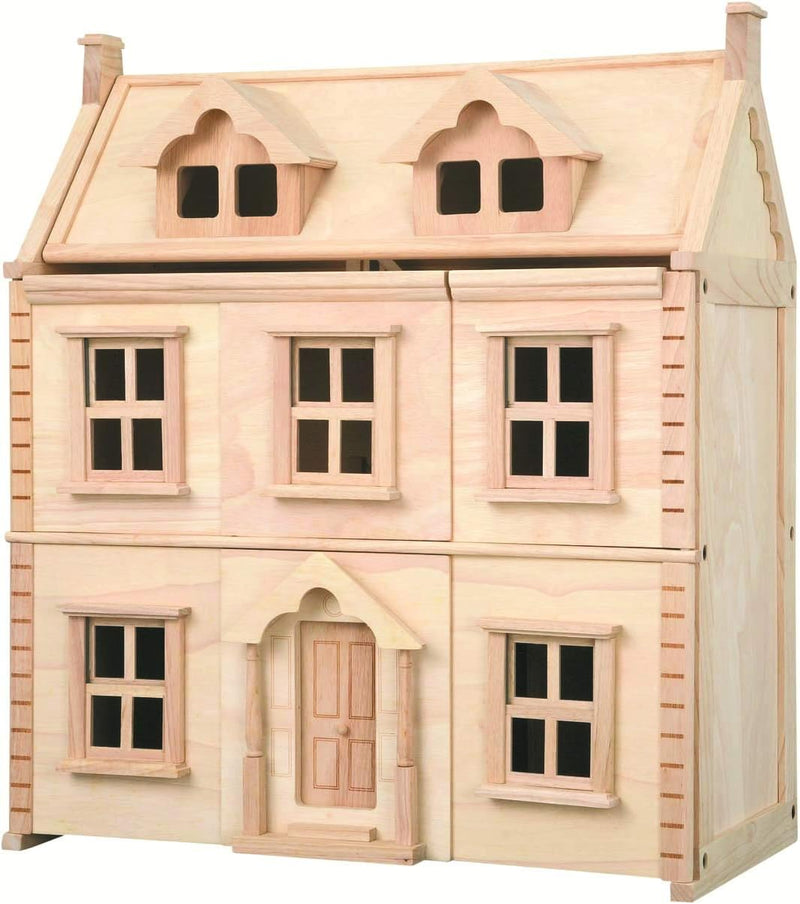 PlanToys Victorian Doll House Rubber Wood Best Seller 3yrs+ (Bulky Shipping)