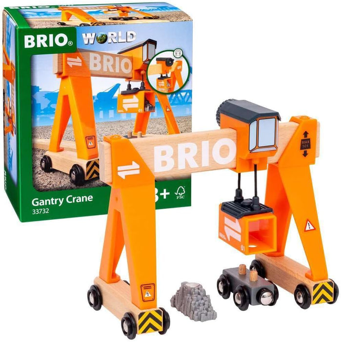 BRIO Gantry Crane 4pcs 3yrs+