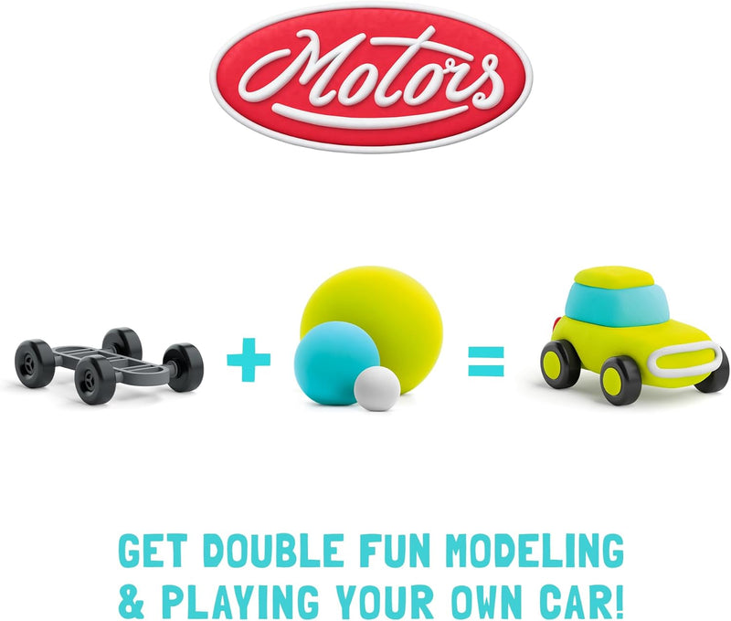 Hey Clay Eco Motors 3 packs Playdough Sand Toys Sensory Toys Art and craft for kids Retired Gifting Idea for 3yrs+