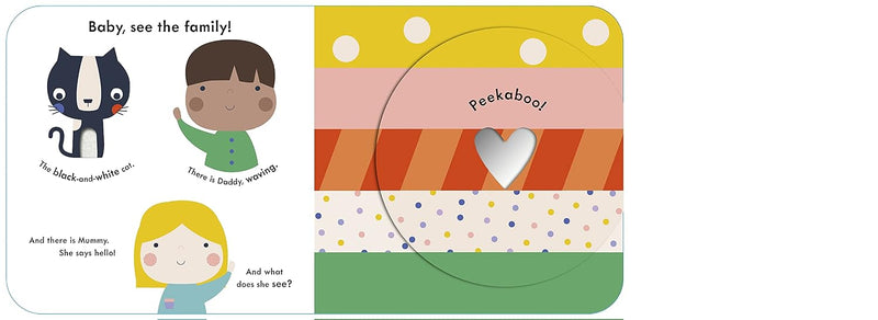 Baby Touch Peekaboo Touch and Feel (Board Book) from Lemon Ribbon Studio Interactive Kids Picture Book
