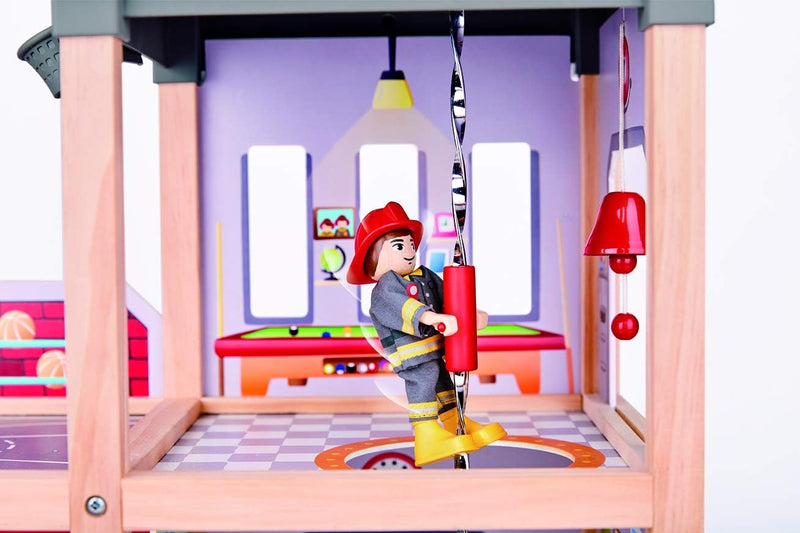 Hape City Fire Station 3yrs+ (Bulky Shipping)