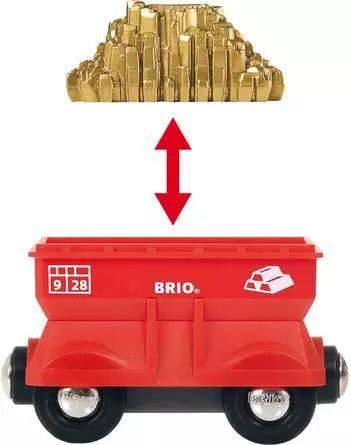 BRIO Crane & Mountain Tunnel With Sound 7pcs Large Set 3yrs+