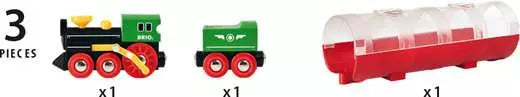 BRIO Tunnel & Steam Toy Train 3pcs Best Seller 3yrs+