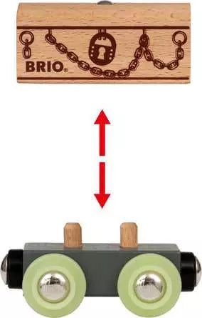 BRIO Ghost Train Glow In The Dark 3pcs Best Seller 3yrs+