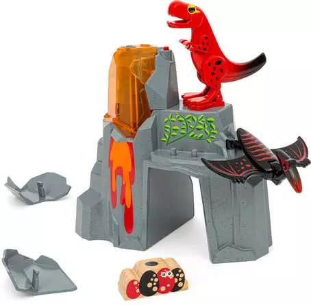 BRIO Dinosaur Erupting Volcano 5pcs With Sound and Light Dinosaur Toy 3yrs+