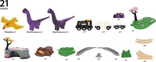 BRIO Dinosaur Adventure Set 21pcs Dinosaur toy Best Seller Dinosaur and Dragon Theme 3yr+