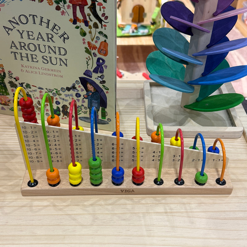 Viga Learning Maths Bead Frame Early Numeracy Math Games for Kids for 3yrs+
