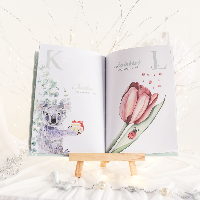 Adored Illustrations The Amazing ABC Book (Hardcover) Early Literacy Gift Kids Picture Book Clearance