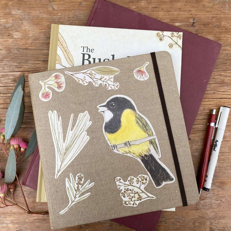 Bridget Farmer Printmaker Australian Bush Sticker Sheet A5 Art and craft for kids