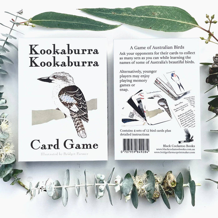 Bridget Farmer Printmaker Kookaburra Kookaburra Card Game