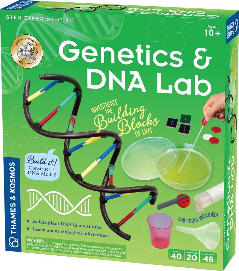 Genetics and DNA Lab Kit by Thames & Kosmos  Early Science STEM Toys Gifting Idea for 10yrs+