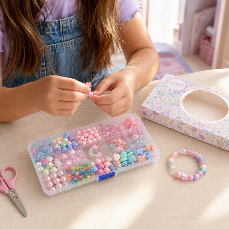 Lauren Hinkley Rainbow Dreams Bead Kit Art and Craft for Kids Gift Idea for 3yrs+