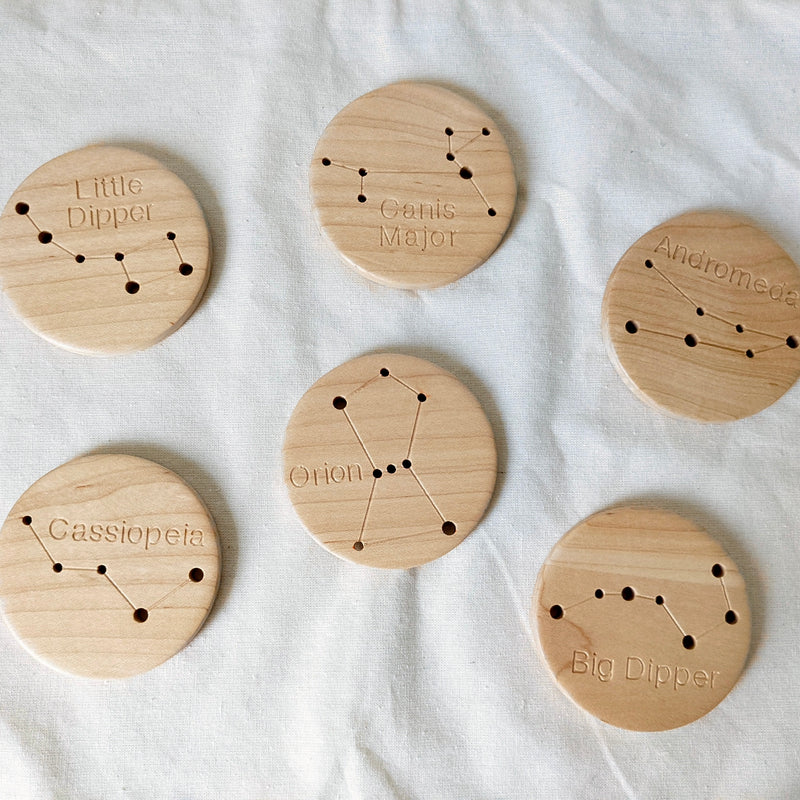 Constellation Discs Wooden Basic Set Treasures From Jennifer 6pc
