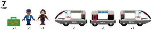 BRIO TGV High Speed Train 7pcs Toy Train Best Seller 3yrs+