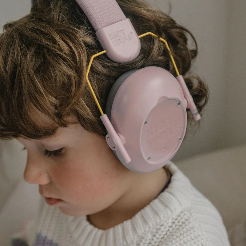Kids Noise-Cancelling Adjustable Headphones 2 Colour Designs KidyNoise by Kidywolf 5yrs+